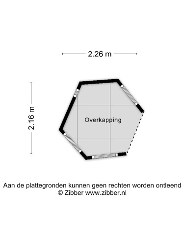 Plattegrond niet in brochure