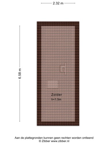 Plattegrond niet in brochure