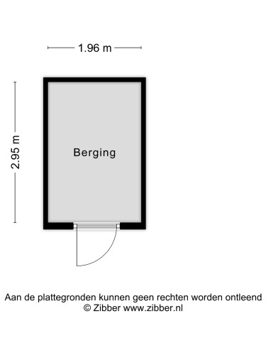 Plattegrond niet in brochure