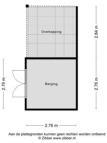 Plattegrond niet in brochure