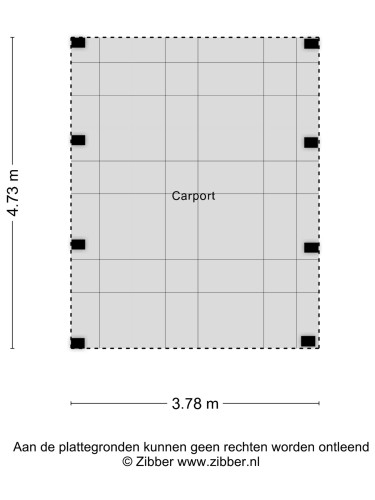Plattegrond niet in brochure
