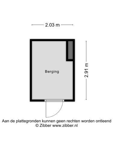 Plattegrond niet in brochure