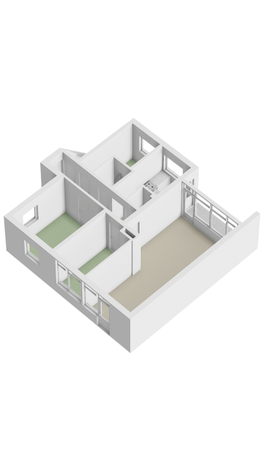 Plattegrond niet in brochure