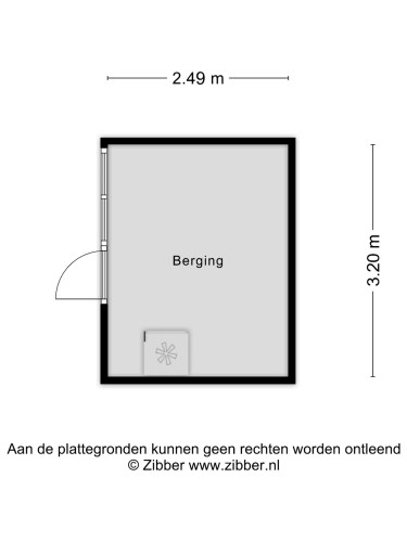 Plattegrond niet in brochure