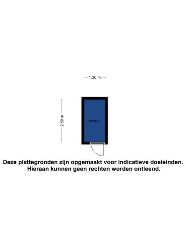 Plattegrond niet in brochure