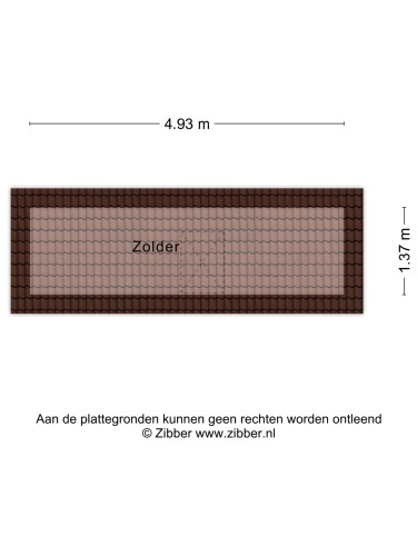 Plattegrond niet in brochure