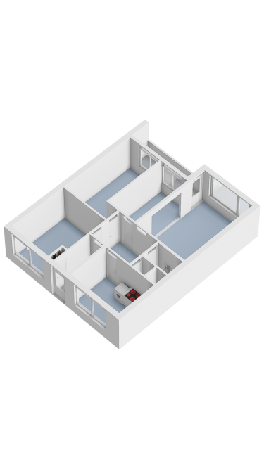Plattegrond niet in brochure