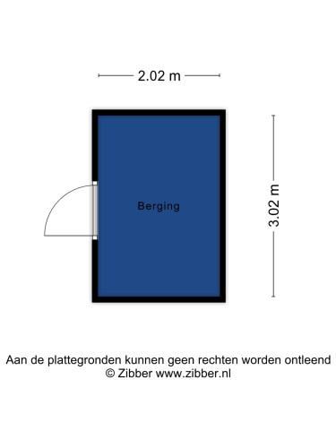 Plattegrond niet in brochure