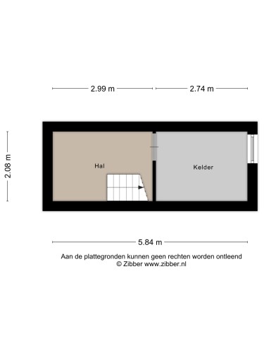 Plattegrond niet in brochure