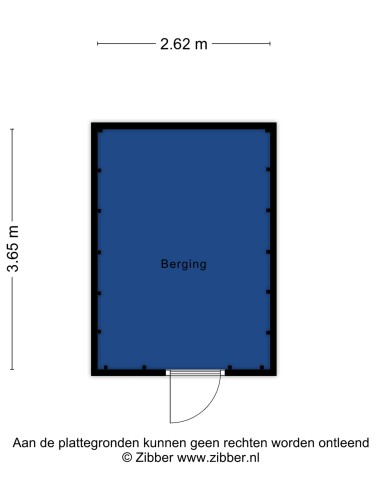 Plattegrond niet in brochure