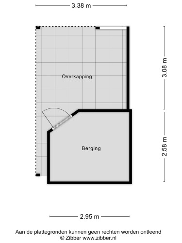 Plattegrond niet in brochure