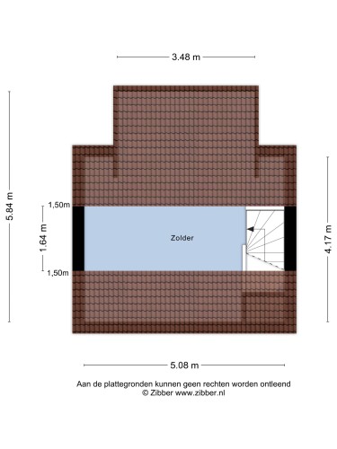 Plattegrond niet in brochure