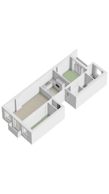 Plattegrond niet in brochure