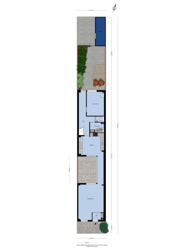 Plattegrond niet in brochure