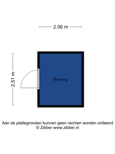 Plattegrond niet in brochure