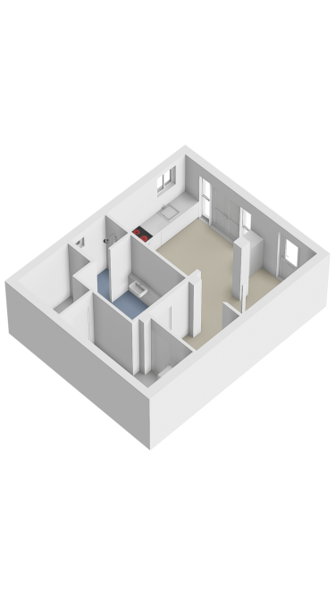 Plattegrond niet in brochure