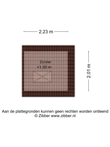 Plattegrond niet in brochure