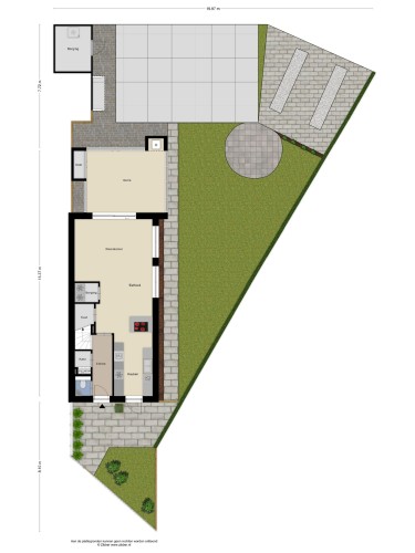 Plattegrond niet in brochure