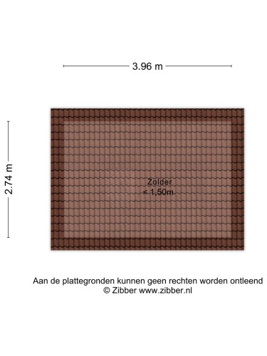 Plattegrond niet in brochure