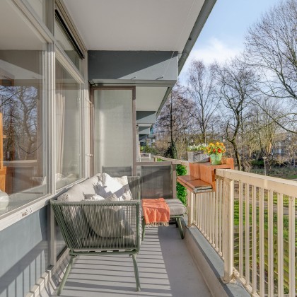 Balkon op het zuiden