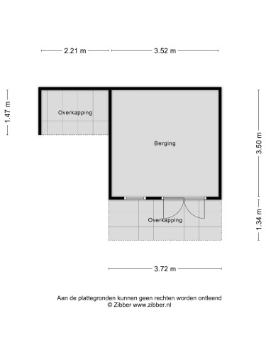 Plattegrond niet in brochure