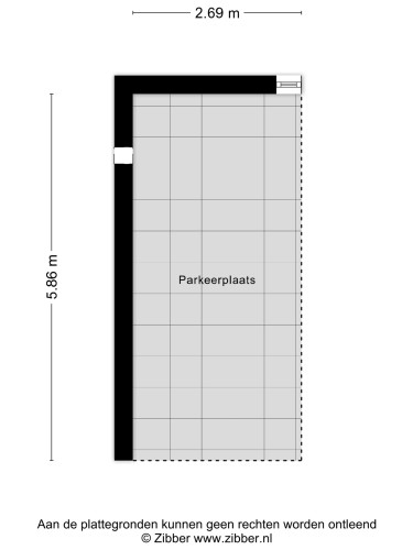 Plattegrond niet in brochure