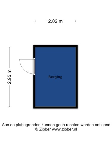 Plattegrond niet in brochure