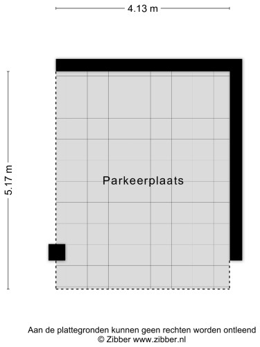 Plattegrond niet in brochure