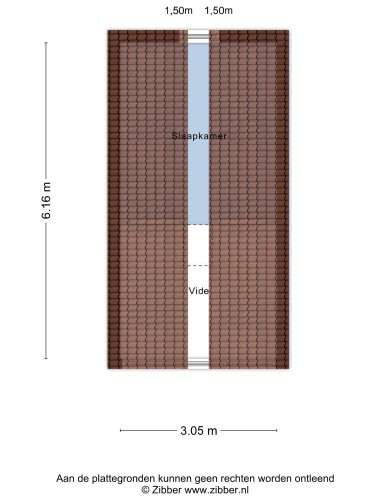 Plattegrond niet in brochure