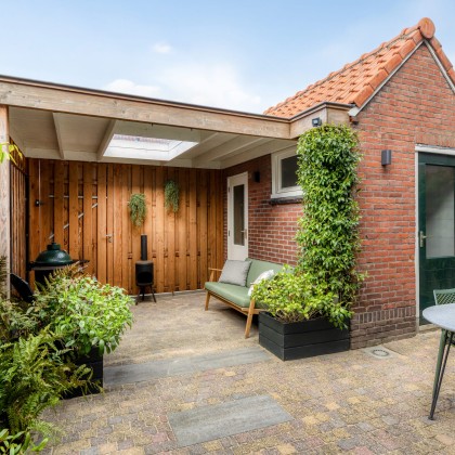 Verzorgde achtertuin