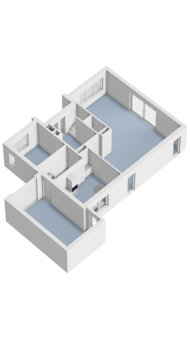 Plattegrond niet in brochure
