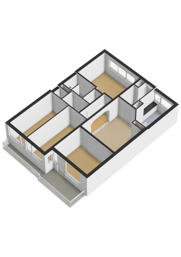 Plattegrond niet in brochure