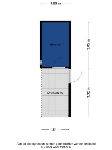Plattegrond niet in brochure