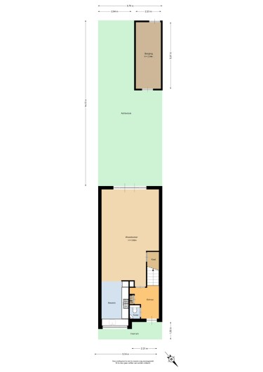 Plattegrond niet in brochure