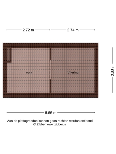 Plattegrond niet in brochure
