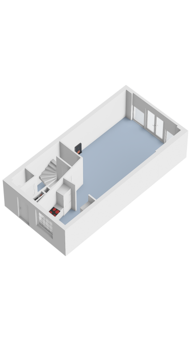 Plattegrond niet in brochure