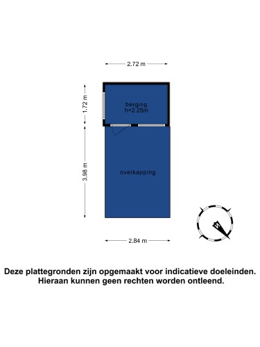 Plattegrond niet in brochure