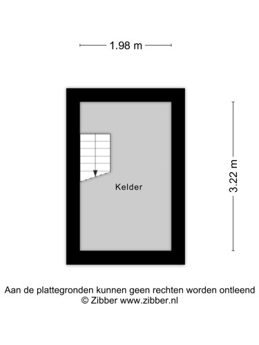 Plattegrond niet in brochure