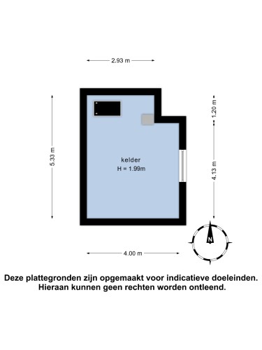 Plattegrond niet in brochure