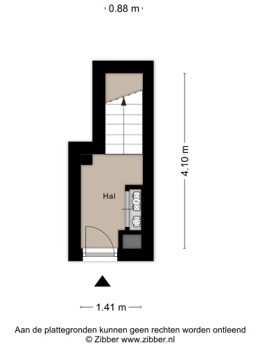 Plattegrond niet in brochure