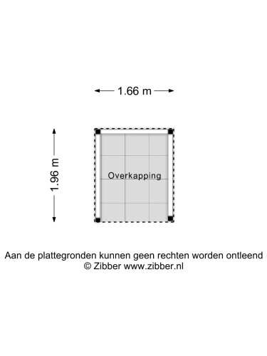 Plattegrond niet in brochure