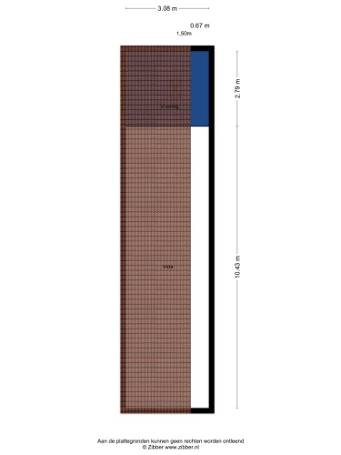 Plattegrond niet in brochure