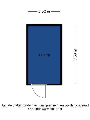 Plattegrond niet in brochure