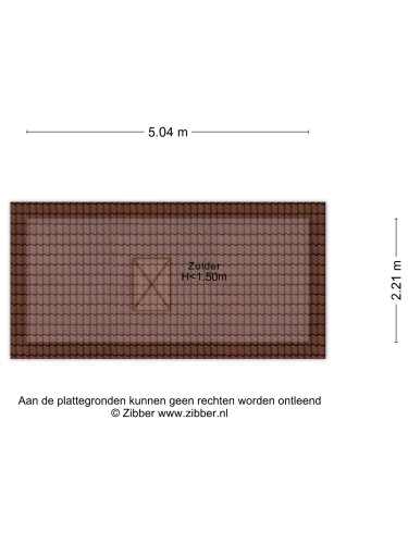 Plattegrond niet in brochure