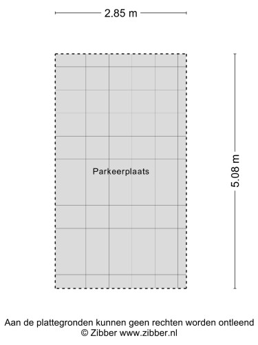 Plattegrond niet in brochure