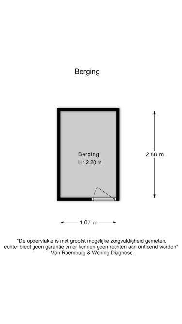Plattegrond niet in brochure
