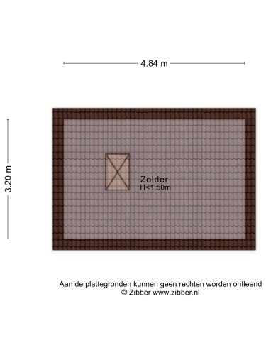 Plattegrond niet in brochure