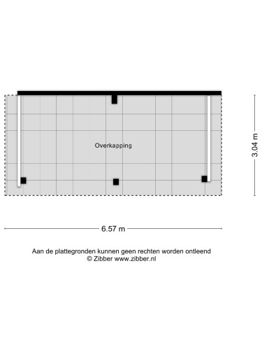 Plattegrond niet in brochure