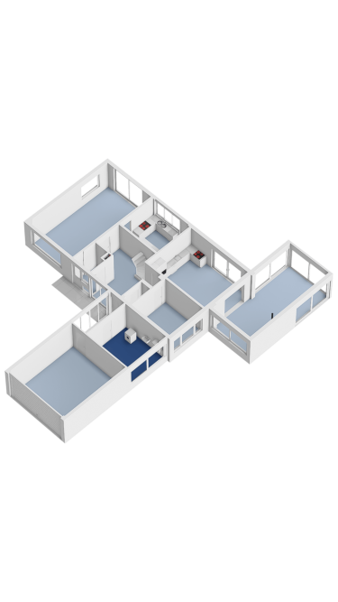 Plattegrond niet in brochure