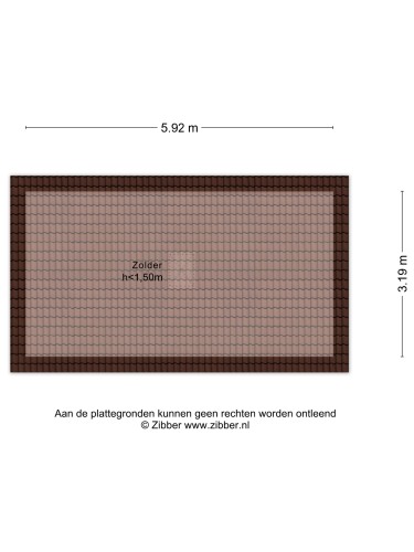 Plattegrond niet in brochure